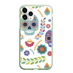 Чехол iPhone 11 Pro матовый Мексиканские мотивы