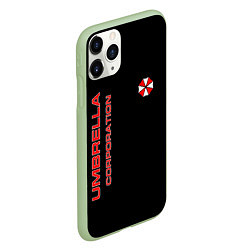 Чехол iPhone 11 Pro матовый Umbrella Corporation, цвет: 3D-салатовый — фото 2
