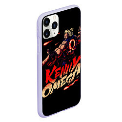 Чехол iPhone 11 Pro матовый Kenny Omega Street Fighter, цвет: 3D-светло-сиреневый — фото 2