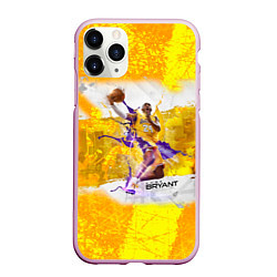 Чехол iPhone 11 Pro матовый Kobe Bryant, цвет: 3D-розовый