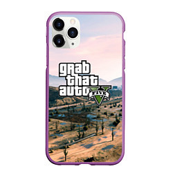 Чехол iPhone 11 Pro матовый Grand Theft Auto 5