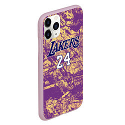 Чехол iPhone 11 Pro матовый Kobe Bryant, цвет: 3D-розовый — фото 2