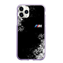 Чехол iPhone 11 Pro матовый BMW, цвет: 3D-светло-сиреневый