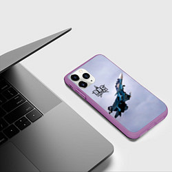 Чехол iPhone 11 Pro матовый ВВС России, цвет: 3D-фиолетовый — фото 2