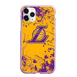 Чехол iPhone 11 Pro матовый KOBE BRYANT, цвет: 3D-розовый