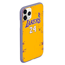 Чехол iPhone 11 Pro матовый KOBE BRYANT, цвет: 3D-серый — фото 2