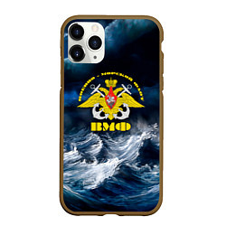 Чехол iPhone 11 Pro матовый Военно-морской флот