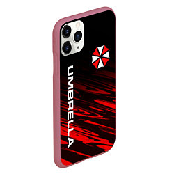 Чехол iPhone 11 Pro матовый UMBRELLA CORPORATION, цвет: 3D-малиновый — фото 2