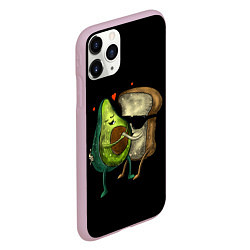 Чехол iPhone 11 Pro матовый Love, цвет: 3D-розовый — фото 2