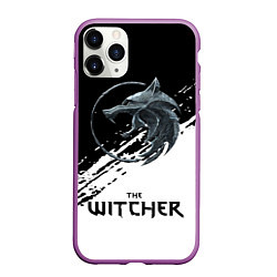 Чехол iPhone 11 Pro матовый THE WITCHER, цвет: 3D-фиолетовый