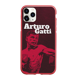 Чехол iPhone 11 Pro матовый Arturo Gatti, цвет: 3D-красный