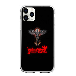 Чехол iPhone 11 Pro матовый Judas Priest, цвет: 3D-белый