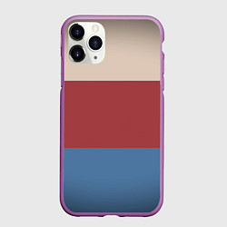 Чехол iPhone 11 Pro матовый Куртка Отиса, цвет: 3D-фиолетовый