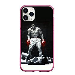 Чехол iPhone 11 Pro матовый Muhammad Ali