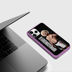 Чехол iPhone 11 Pro матовый Хабиб Нурмагомедов, цвет: 3D-фиолетовый — фото 2