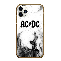 Чехол iPhone 11 Pro матовый ACDC, цвет: 3D-коричневый