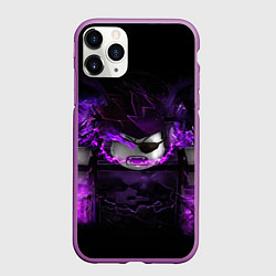 Чехол iPhone 11 Pro матовый ROBLOX, цвет: 3D-фиолетовый