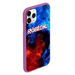 Чехол iPhone 11 Pro матовый ROBLOX, цвет: 3D-фиолетовый — фото 2