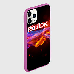 Чехол iPhone 11 Pro матовый ROBLOX, цвет: 3D-фиолетовый — фото 2
