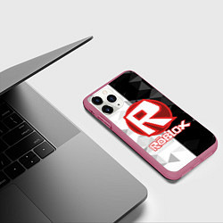 Чехол iPhone 11 Pro матовый ROBLOX, цвет: 3D-малиновый — фото 2