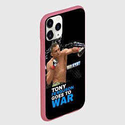 Чехол iPhone 11 Pro матовый Tony Ferguson, цвет: 3D-малиновый — фото 2