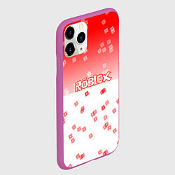 Чехол iPhone 11 Pro матовый ROBLOX, цвет: 3D-фиолетовый — фото 2