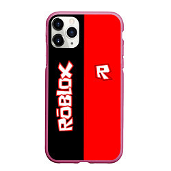 Чехол iPhone 11 Pro матовый ROBLOX, цвет: 3D-малиновый
