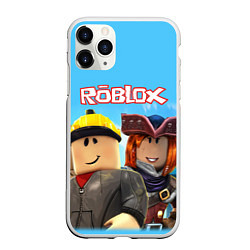 Чехол iPhone 11 Pro матовый ROBLOX, цвет: 3D-белый