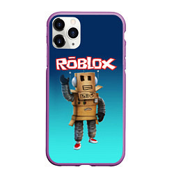 Чехол iPhone 11 Pro матовый ROBLOX, цвет: 3D-фиолетовый