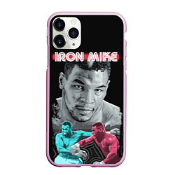 Чехол iPhone 11 Pro матовый Iron Mike, цвет: 3D-розовый