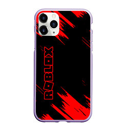 Чехол iPhone 11 Pro матовый Roblox, цвет: 3D-светло-сиреневый