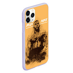 Чехол iPhone 11 Pro матовый Iron Mike, цвет: 3D-светло-сиреневый — фото 2