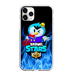 Чехол iPhone 11 Pro матовый BRAWL STARS MRP, цвет: 3D-белый