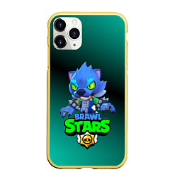 Чехол iPhone 11 Pro матовый Brawl stars, цвет: 3D-желтый