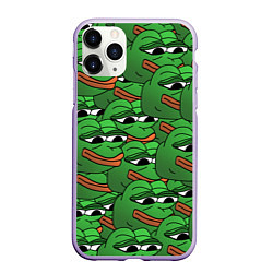 Чехол iPhone 11 Pro матовый Pepe The Frog
