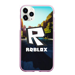 Чехол iPhone 11 Pro матовый ROBLOX, цвет: 3D-розовый