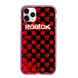 Чехол iPhone 11 Pro матовый ROBLOX, цвет: 3D-фиолетовый