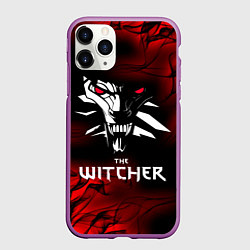 Чехол iPhone 11 Pro матовый THE WITCHER, цвет: 3D-фиолетовый