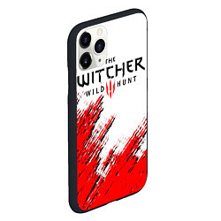 Чехол iPhone 11 Pro матовый THE WITCHER, цвет: 3D-черный — фото 2