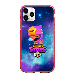 Чехол iPhone 11 Pro матовый BRAWL STARS SANDY, цвет: 3D-красный