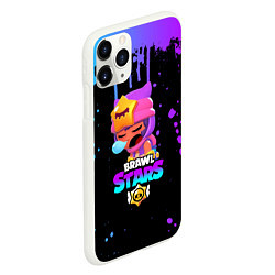 Чехол iPhone 11 Pro матовый BRAWL STARS SANDY, цвет: 3D-белый — фото 2