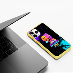 Чехол iPhone 11 Pro матовый BRAWL STARS SANDY, цвет: 3D-желтый — фото 2