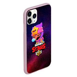 Чехол iPhone 11 Pro матовый BRAWL STARS SANDY, цвет: 3D-розовый — фото 2