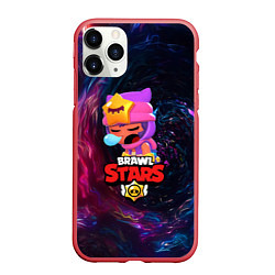 Чехол iPhone 11 Pro матовый BRAWL STARS SANDY, цвет: 3D-красный
