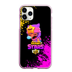 Чехол iPhone 11 Pro матовый BRAWL STARS SANDY, цвет: 3D-розовый