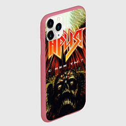 Чехол iPhone 11 Pro матовый Ария, цвет: 3D-малиновый — фото 2