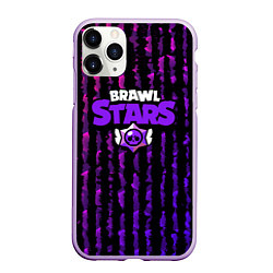 Чехол iPhone 11 Pro матовый Brawl Stars Jagged, цвет: 3D-сиреневый