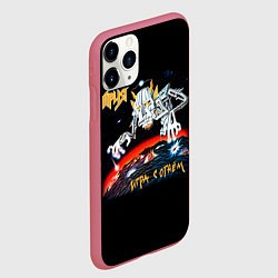Чехол iPhone 11 Pro матовый Ария, цвет: 3D-малиновый — фото 2