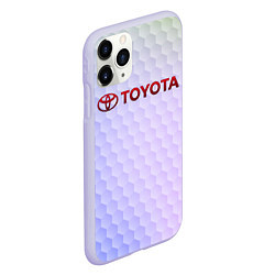 Чехол iPhone 11 Pro матовый TOYOTA, цвет: 3D-светло-сиреневый — фото 2