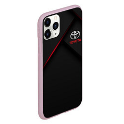 Чехол iPhone 11 Pro матовый TOYOTA, цвет: 3D-розовый — фото 2